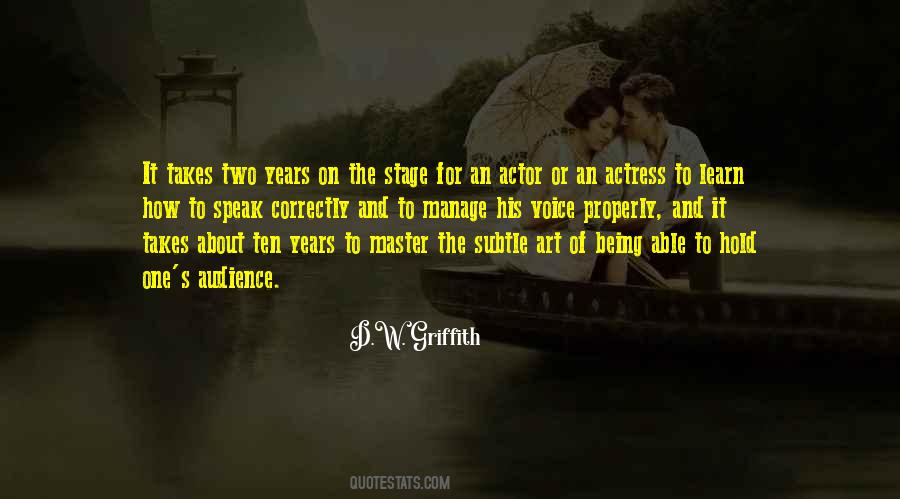 D.W. Griffith Quotes #928101