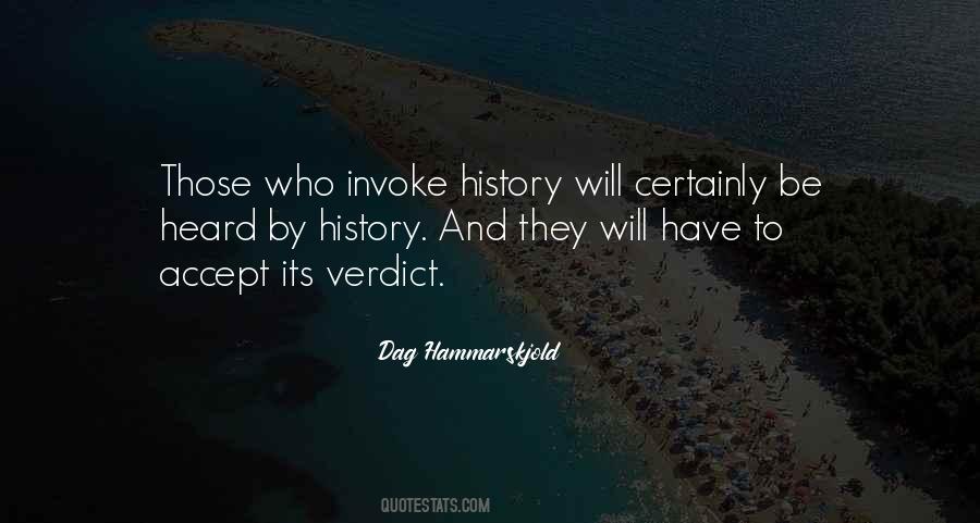 Dag Hammarskjold Quotes #752054