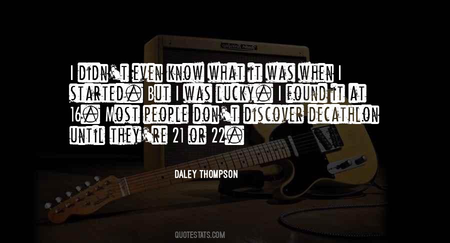 Daley Thompson Quotes #1446201