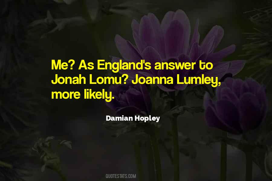 Damian Hopley Quotes #777492