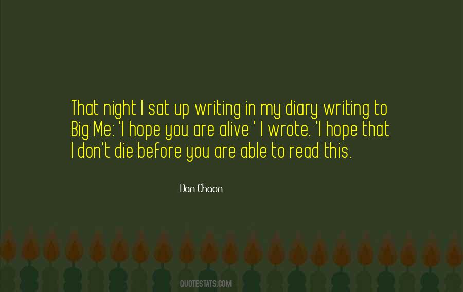 Dan Chaon Quotes #1262121