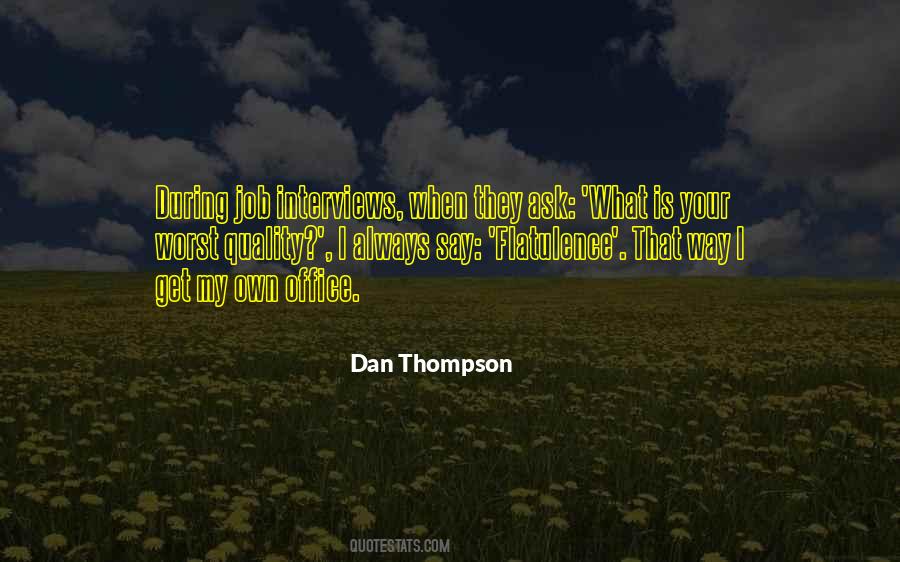 Dan Thompson Quotes #1237361