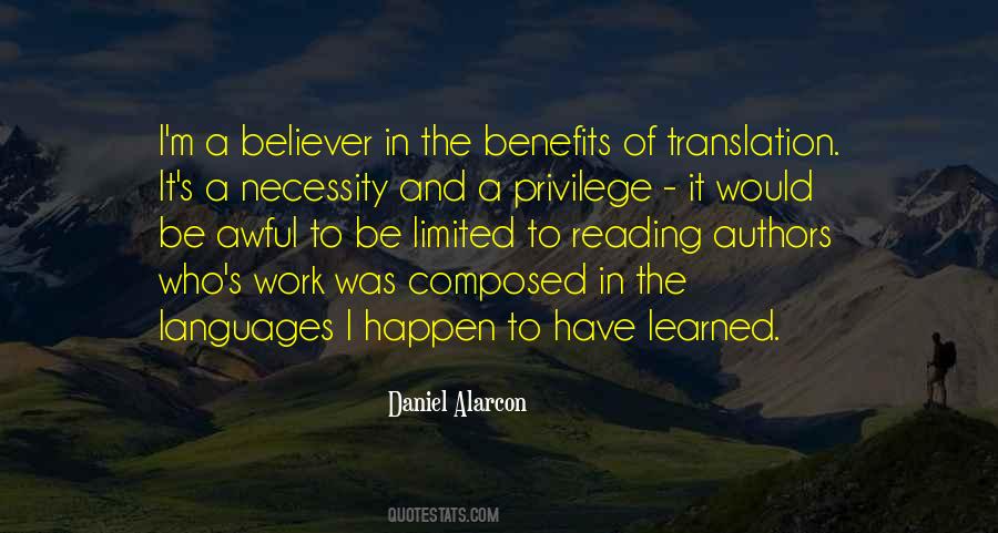 Daniel Alarcon Quotes #1160547