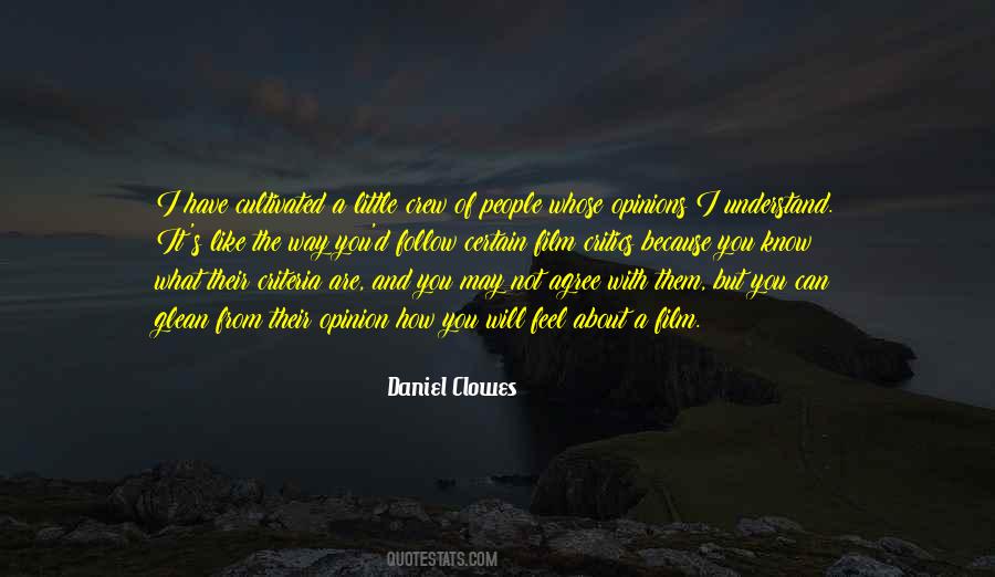 Daniel Clowes Quotes #31979