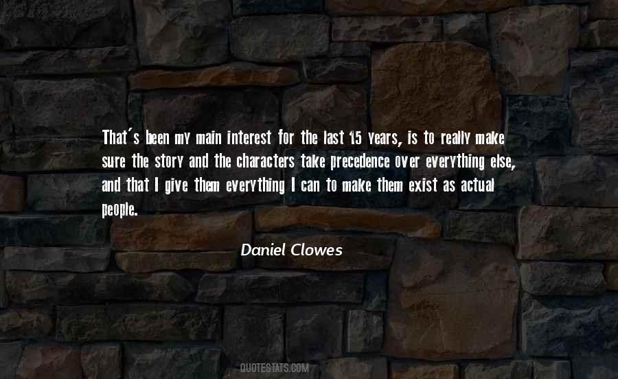 Daniel Clowes Quotes #932614