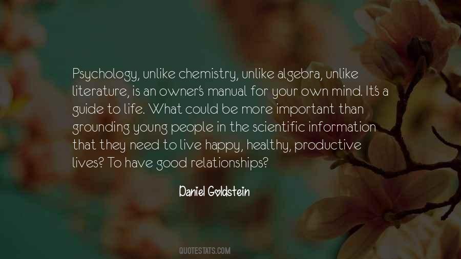 Daniel Goldstein Quotes #381711