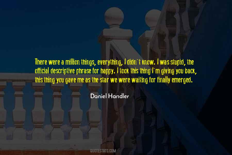 Daniel Handler Quotes #1362789