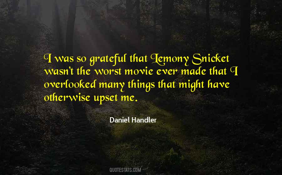 Daniel Handler Quotes #222677