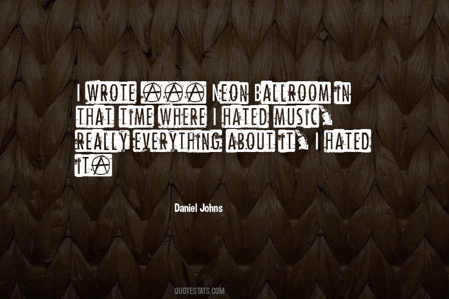 Daniel Johns Quotes #215197