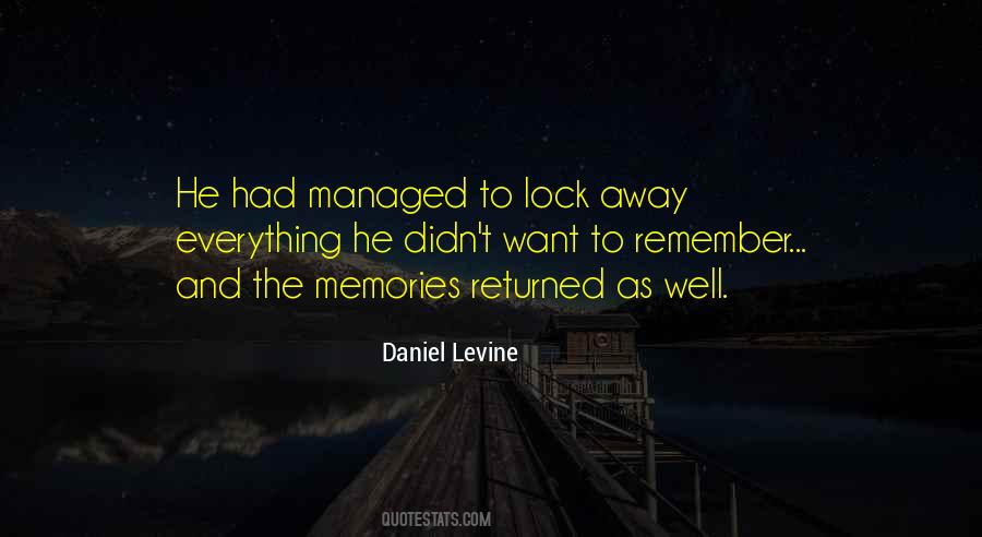 Daniel Levine Quotes #1106518