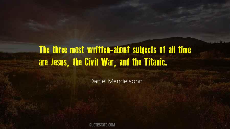 Daniel Mendelsohn Quotes #1555728