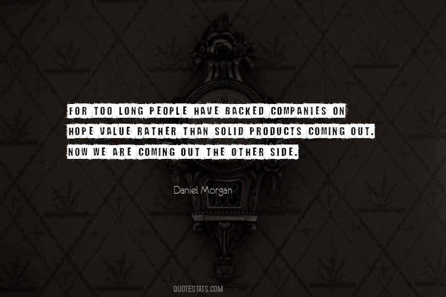 Daniel Morgan Quotes #709147