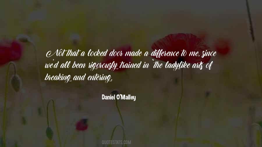 Daniel O'Malley Quotes #659163