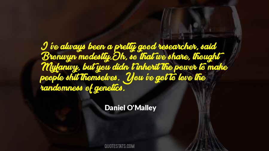 Daniel O'Malley Quotes #795810