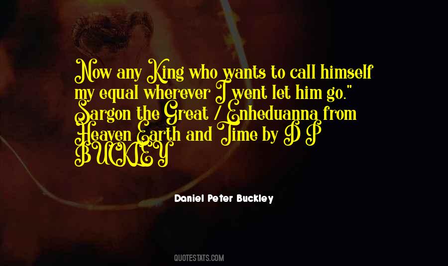 Daniel Peter Buckley Quotes #343171