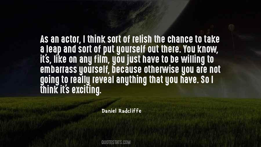 Daniel Radcliffe Quotes #486618