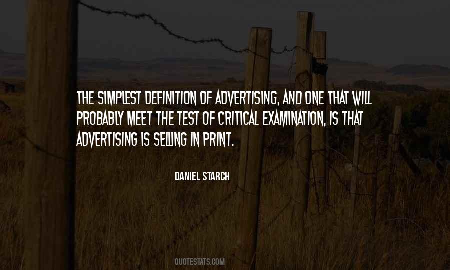 Daniel Starch Quotes #1327041