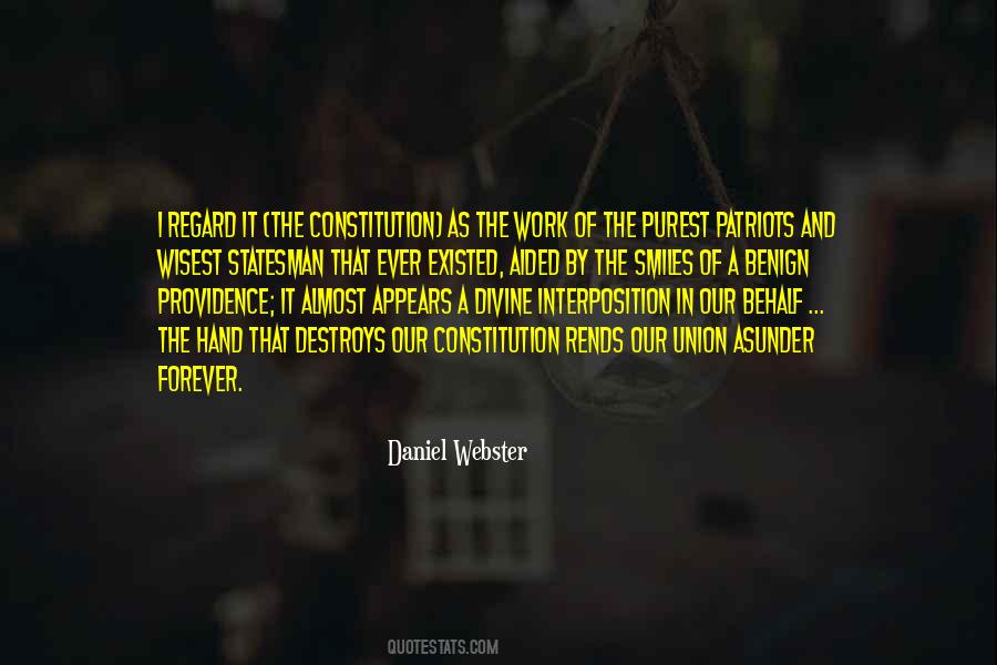 Daniel Webster Quotes #1211725