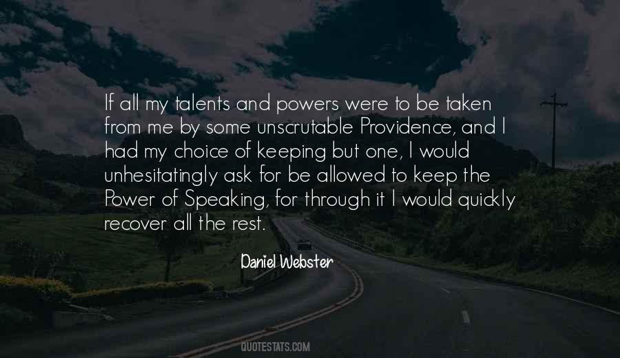 Daniel Webster Quotes #1618064