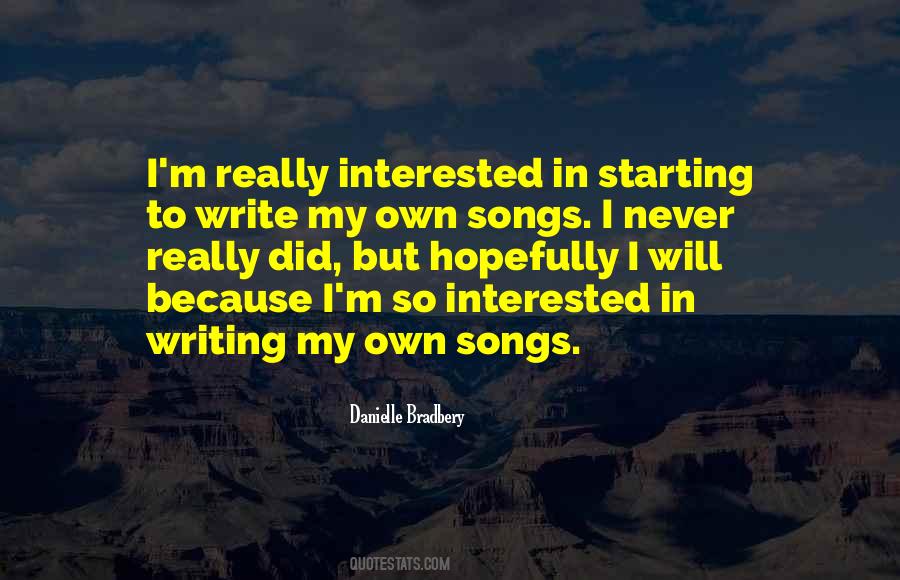 Danielle Bradbery Quotes #584709