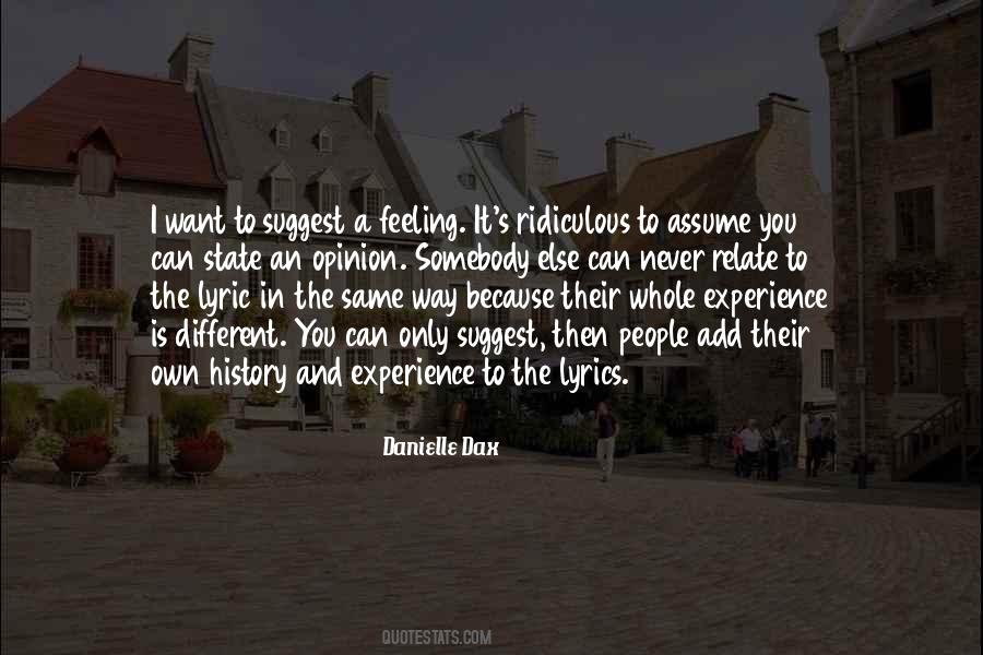 Danielle Dax Quotes #491636