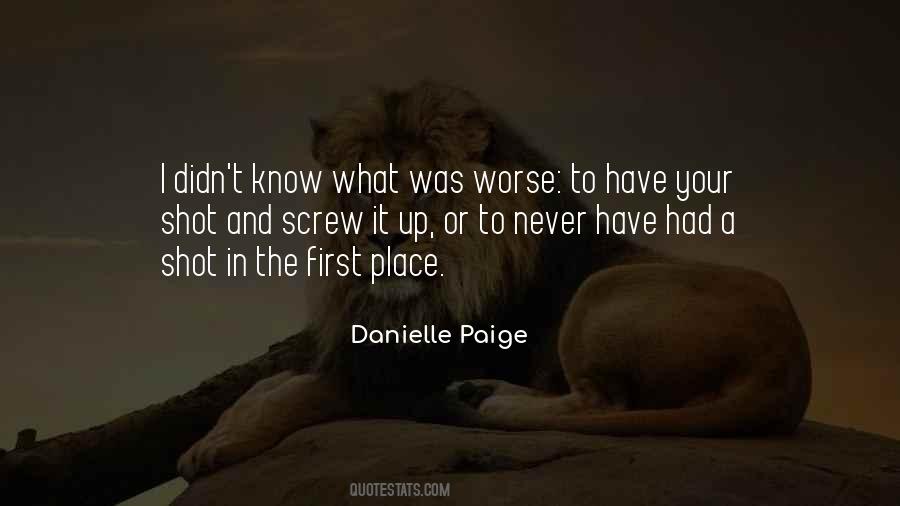 Danielle Paige Quotes #485399
