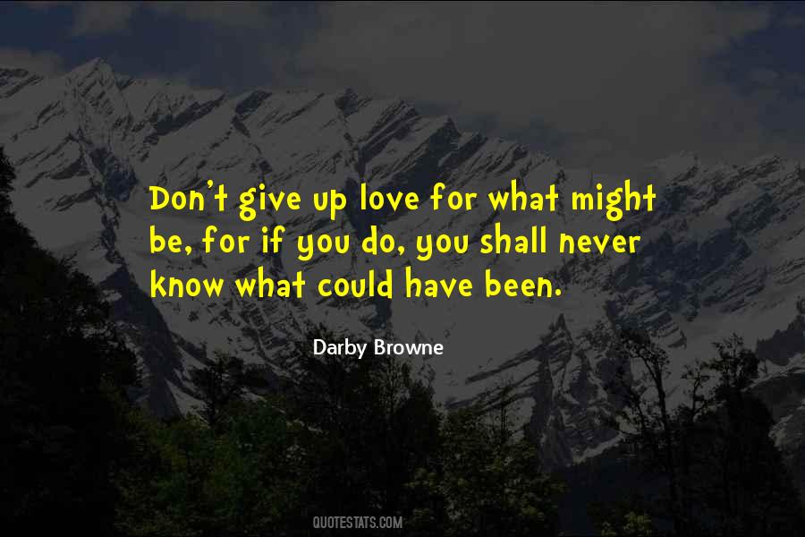 Darby Browne Quotes #1336691