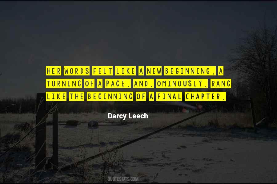 Darcy Leech Quotes #518637