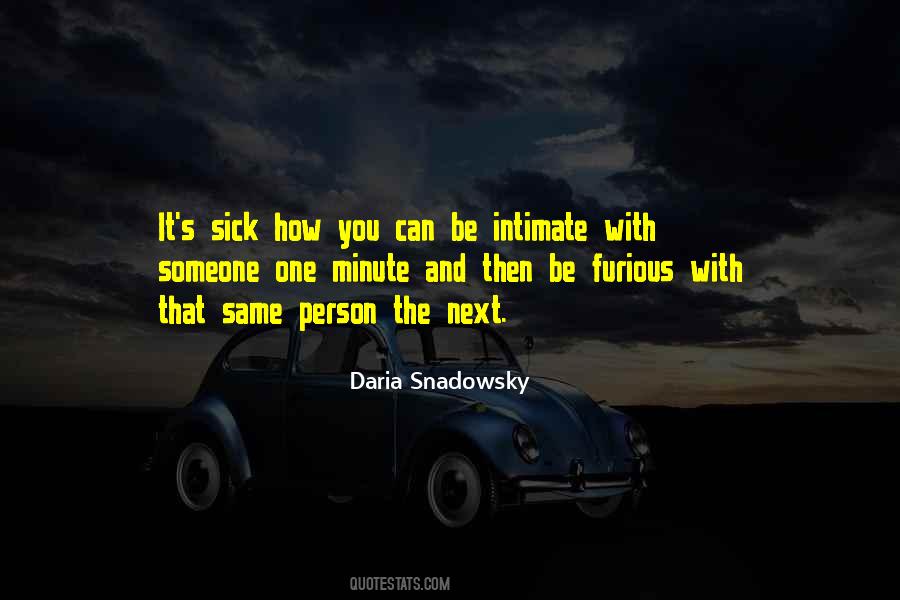 Daria Snadowsky Quotes #968380