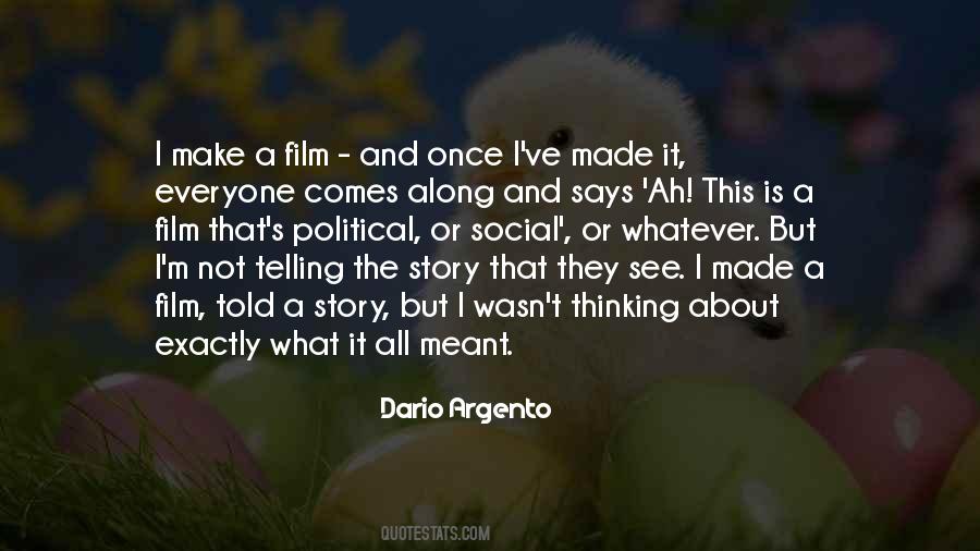 Dario Argento Quotes #303897