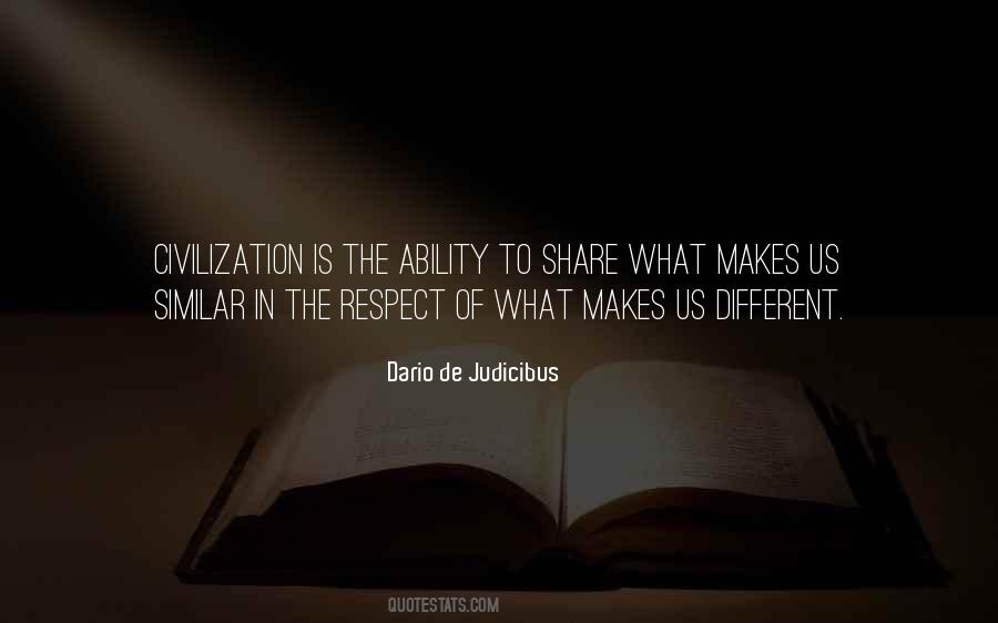 Dario De Judicibus Quotes #1136122