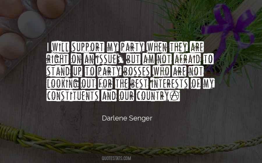Darlene Senger Quotes #841017