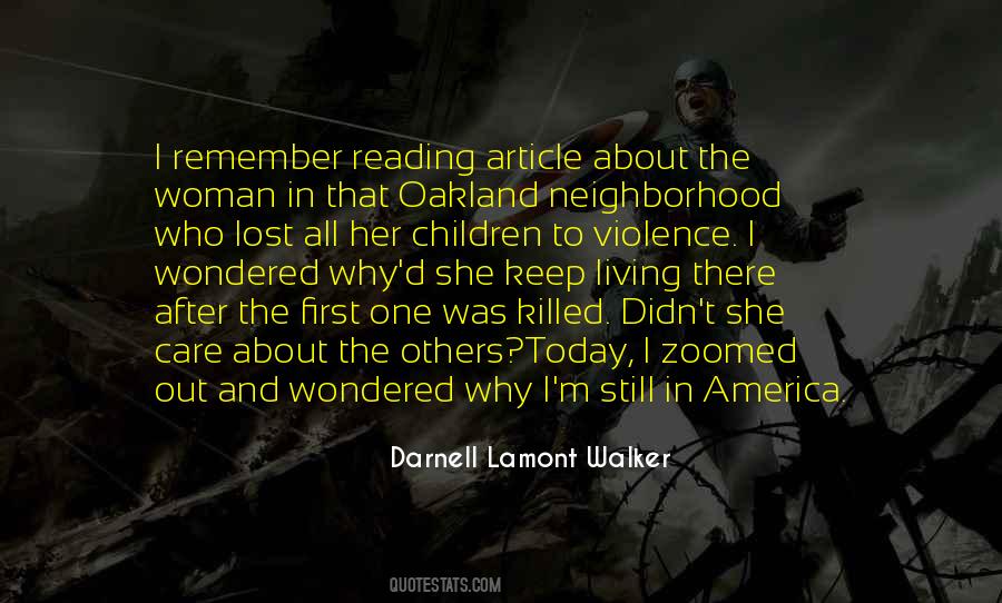 Darnell Lamont Walker Quotes #1674150