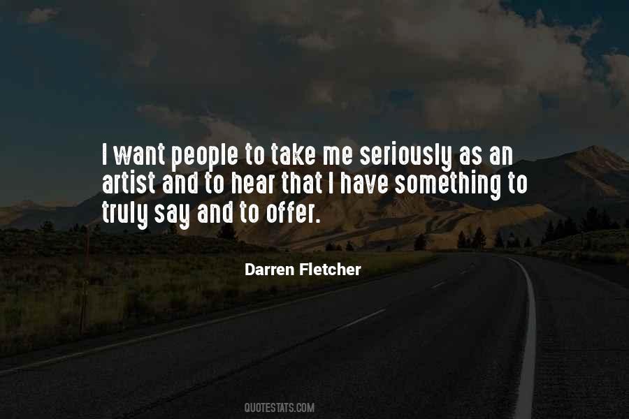 Darren Fletcher Quotes #854172