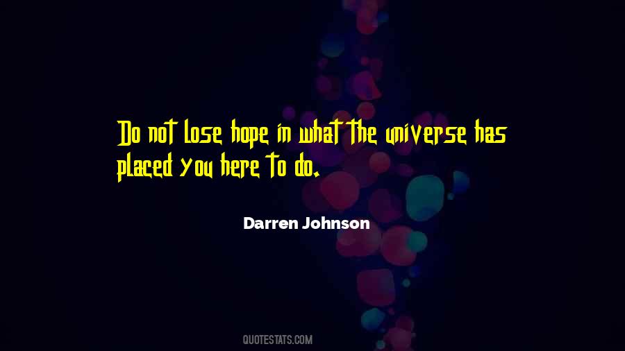 Darren Johnson Quotes #1731957