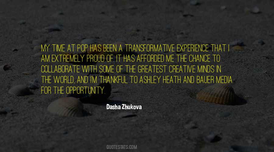 Dasha Zhukova Quotes #499013