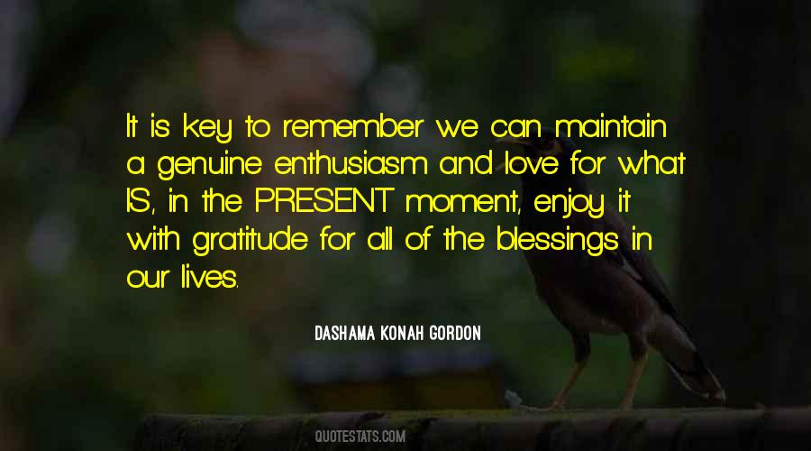 Dashama Konah Gordon Quotes #795648