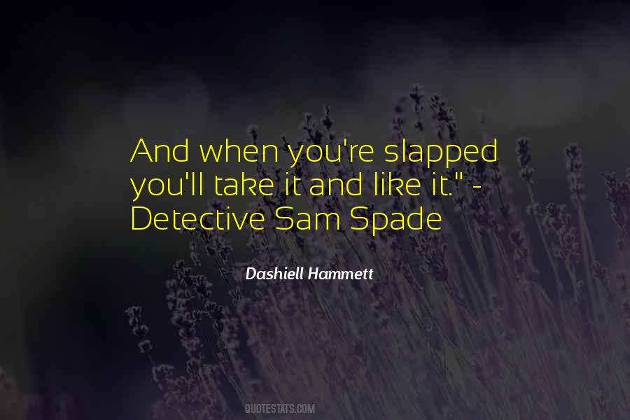 Dashiell Hammett Quotes #1474131