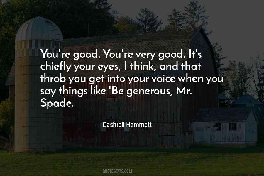 Dashiell Hammett Quotes #526026