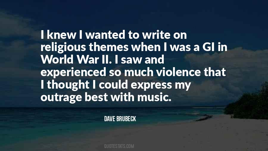 Dave Brubeck Quotes #63735