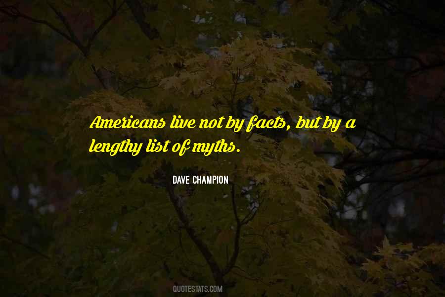 Dave Champion Quotes #926234