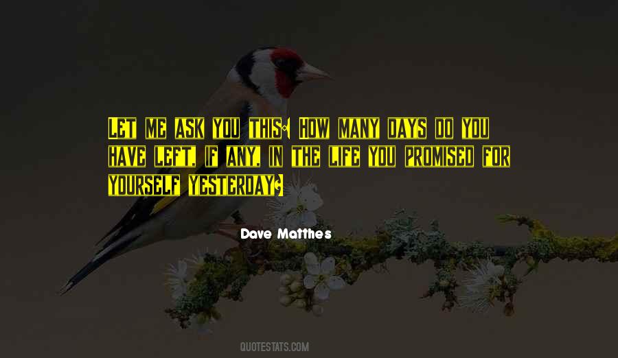 Dave Matthes Quotes #1468828