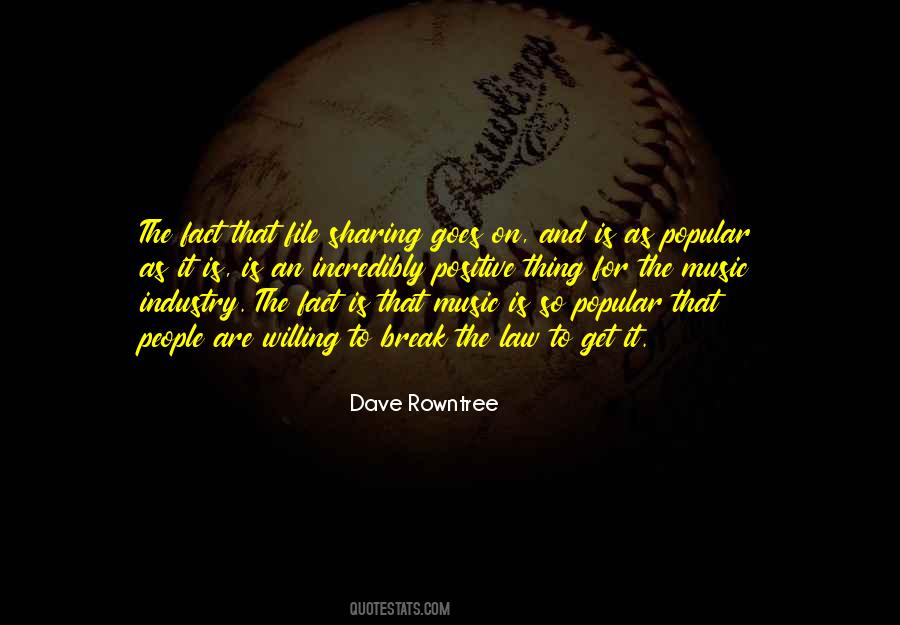 Dave Rowntree Quotes #374157