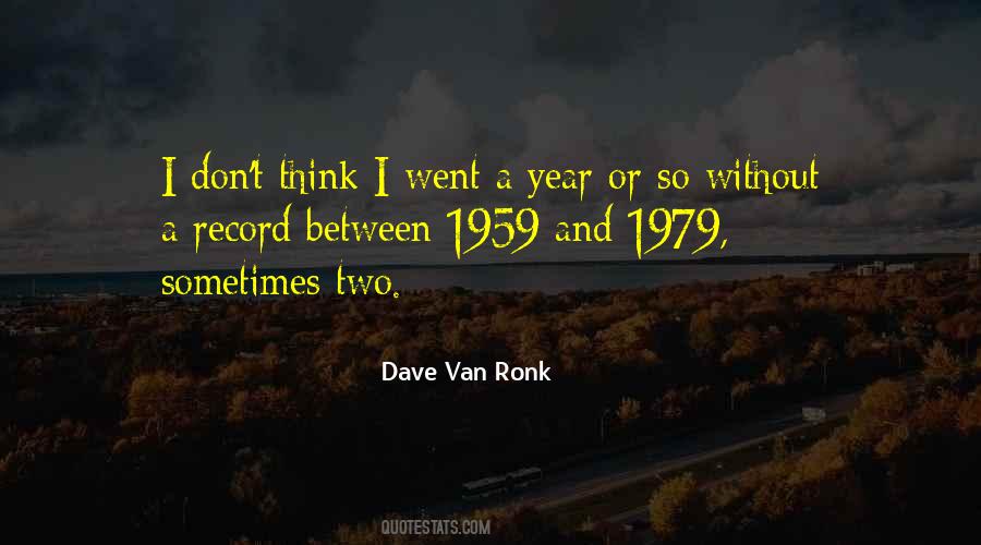Dave Van Ronk Quotes #703349