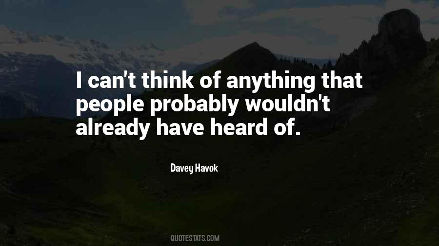 Davey Havok Quotes #1745749