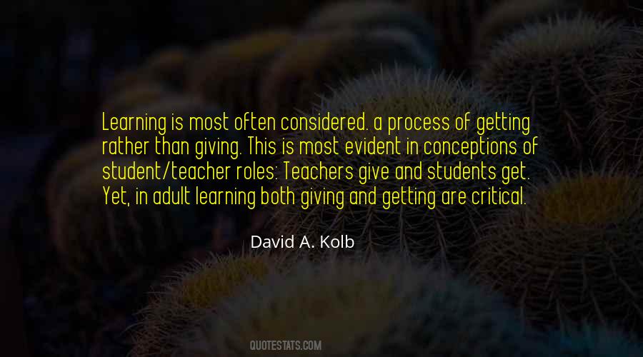 David A. Kolb Quotes #1726491