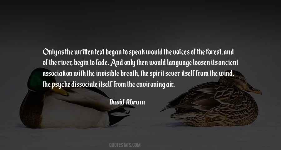 David Abram Quotes #1025529