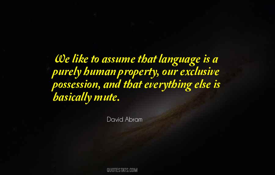 David Abram Quotes #1044358