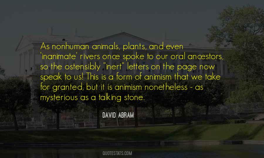 David Abram Quotes #1361602