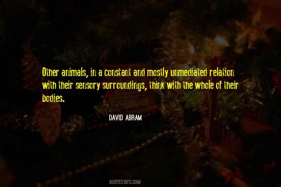 David Abram Quotes #348750